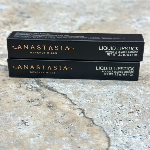 Lot Of 2 Anastasia Beverly Hills Liquid Lipstick Grim 3.2 g 0.11 oz NIB - Picture 1 of 9